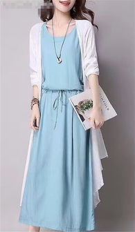 深圳美侖服裝廠 2017夏季新款開衫背心連衣裙批發定制指南