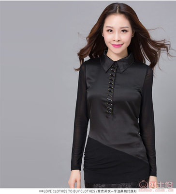 時(shí)尚與品質(zhì)的交織 2016秋裝新款網(wǎng)紗打底衫深度解析